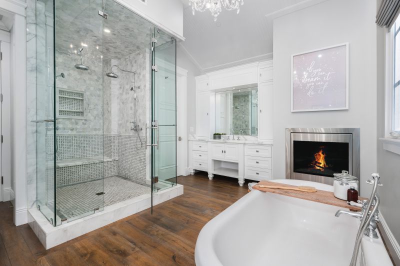 Walk-in Showers with Frameless Glass